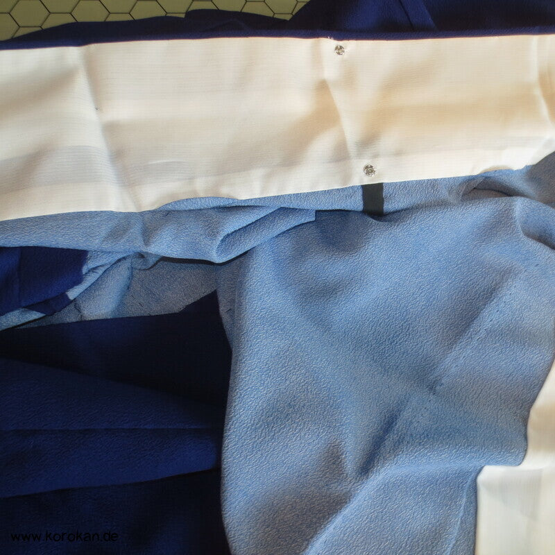Mustermon Hitoe Iro Tomesode Crepe Kimono, zwitter