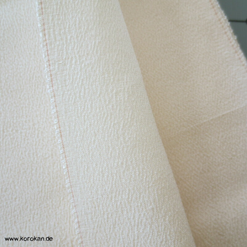 japanische natur Chirimen Crepe Seide Tanmono für Kimono