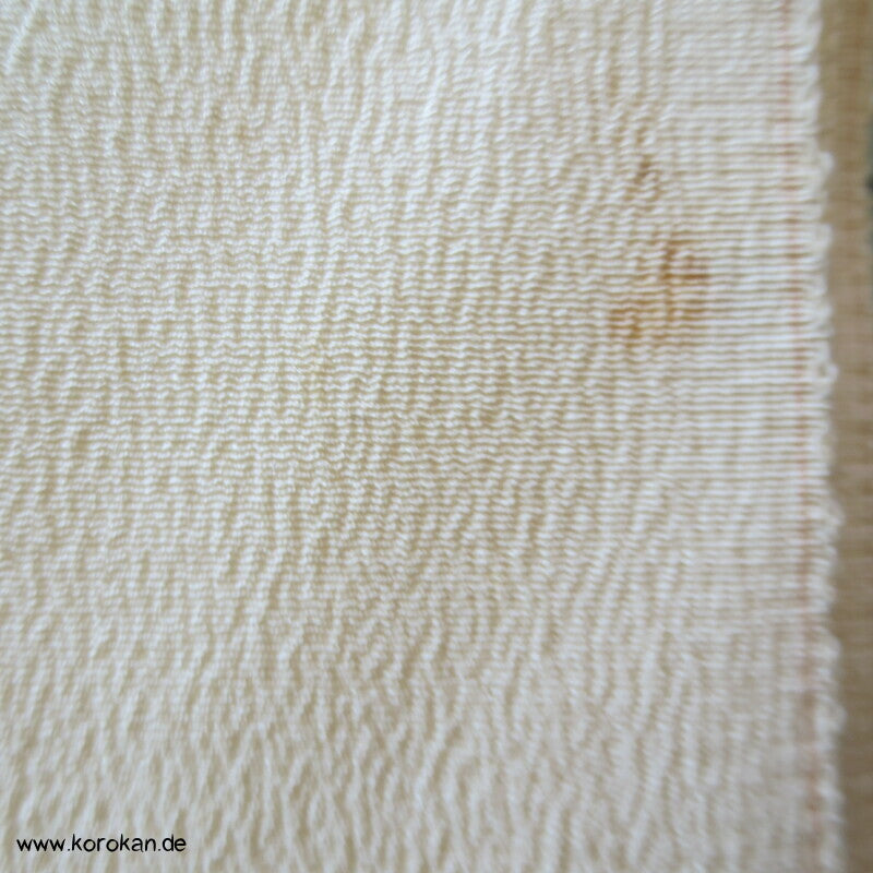 japanische natur Chirimen Crepe Seide Tanmono für Kimono