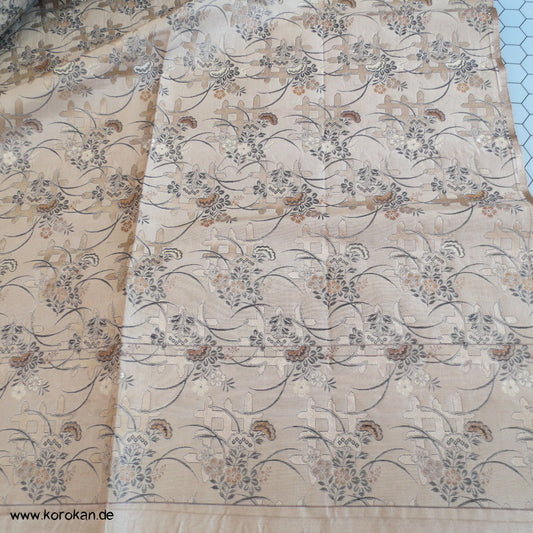 oliv / gold / schwarz Araihari Stoff für Maru Obi