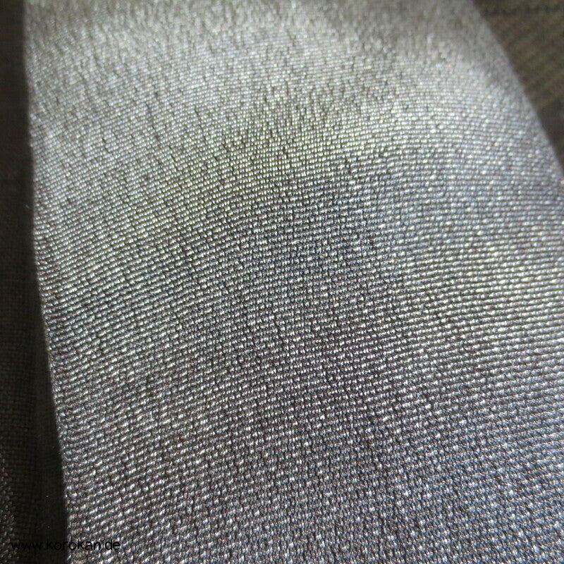 schwarz überfärbter Hanf Drehergewebe Juban Kimono