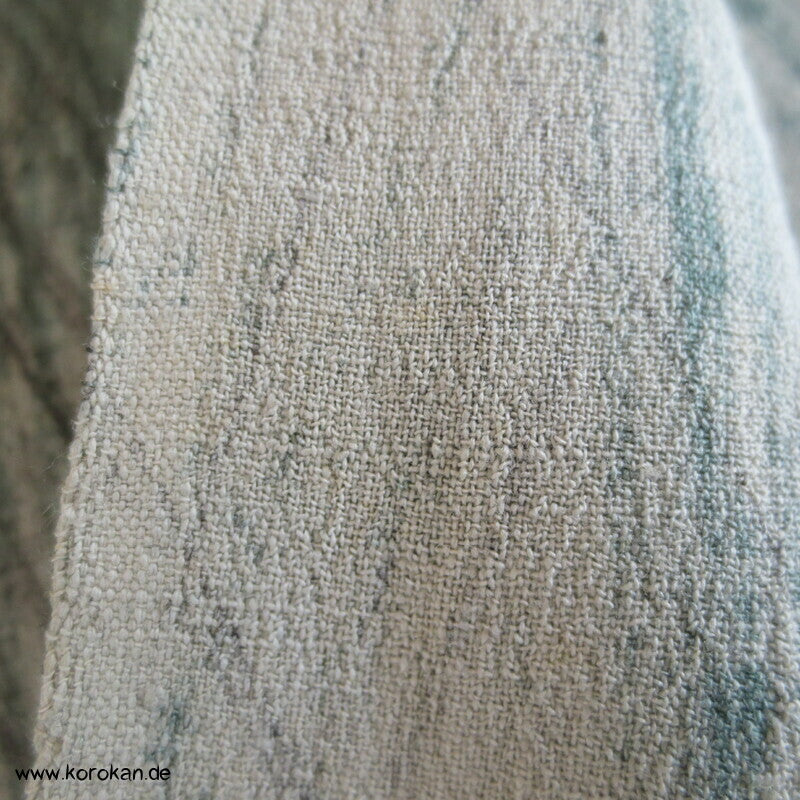 diagonalem Netzmuster Seiden Krepp Kimono Tanmono