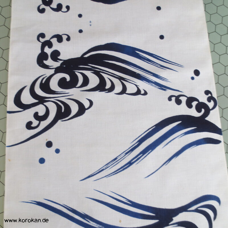 Wellen Yukata Kimono Baumwoll Stoff