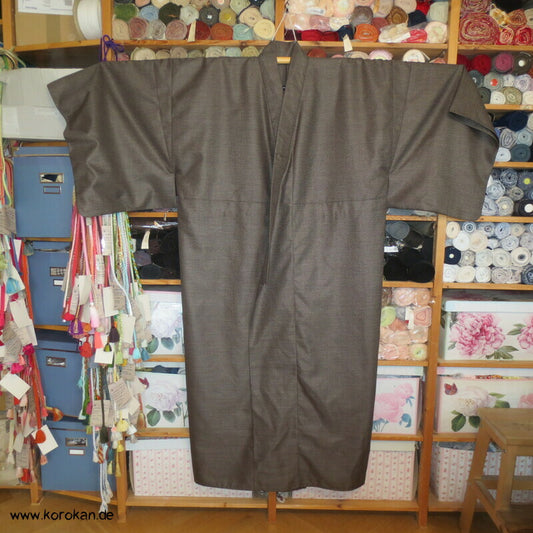 Wolle Seide Hitoe Herren Kimono, Anfertigung