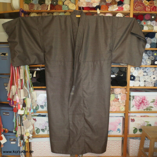 Wolle Seide Hitoe Herren Kimono, Anfertigung
