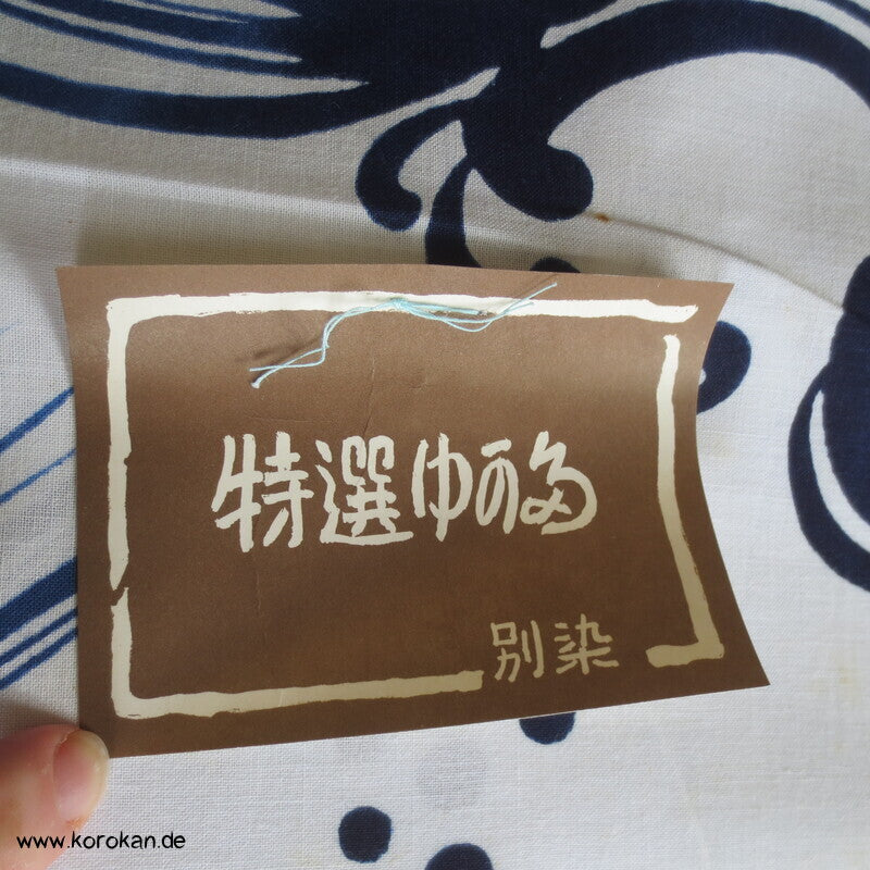 Wellen Yukata Kimono Baumwoll Stoff