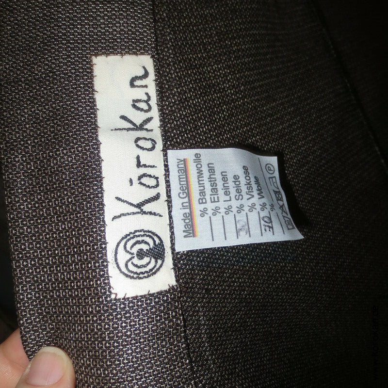 Wolle Seide Hitoe Herren Kimono, Anfertigung