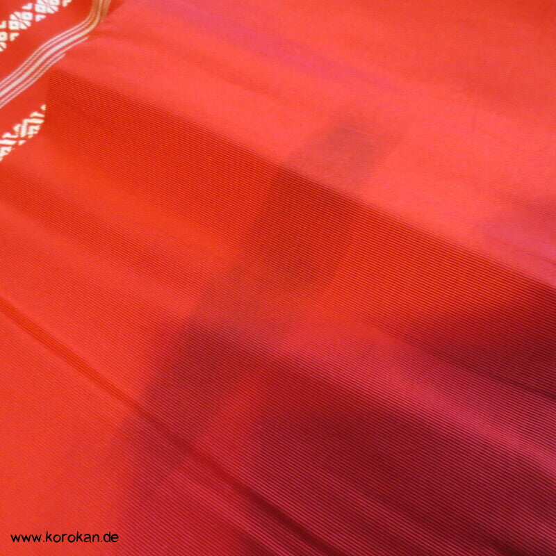 Han Haba Kimono Gürtel rot Hakata Streifen