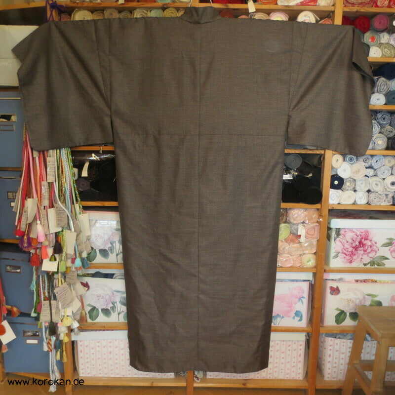 Wolle Seide Hitoe Herren Kimono, Anfertigung
