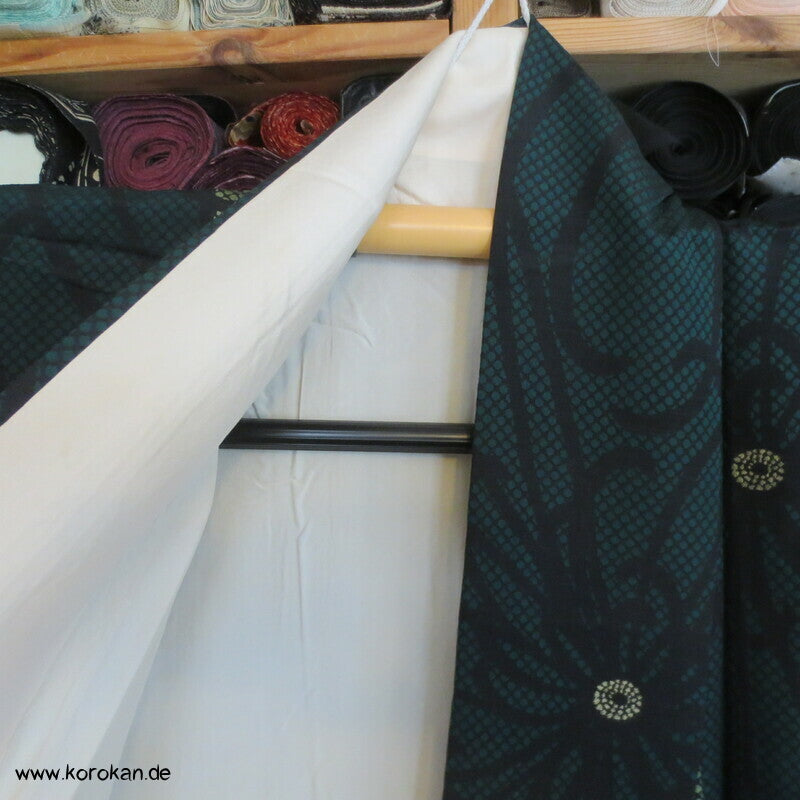 Crazy Chrysanthemen Komon Seiden Kimono, in Jacquardwebung