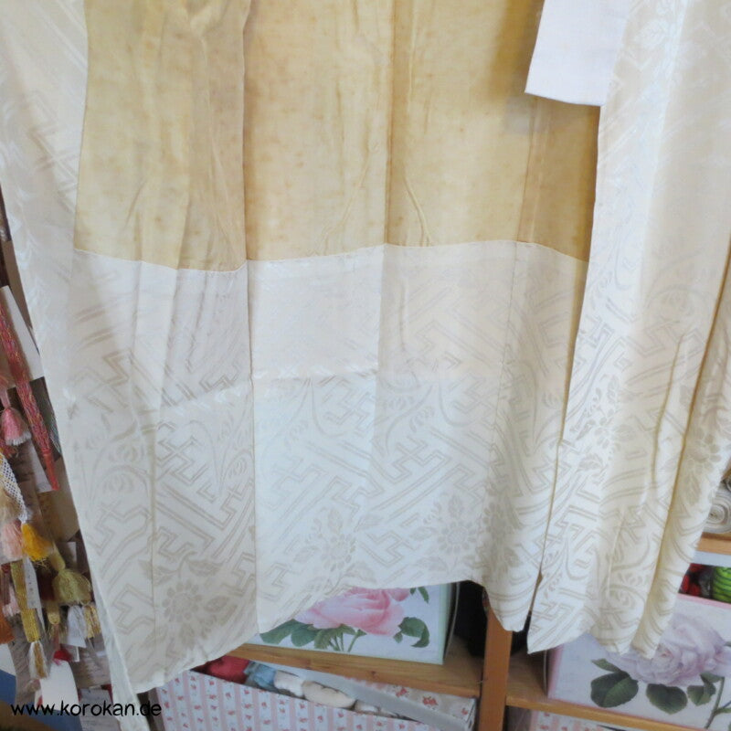 Sayagata Rinzu Seiden Damast Juban Kimono