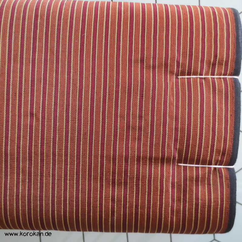 braune Streifen Rayon Taft für Kimono Jacke oder Hakama