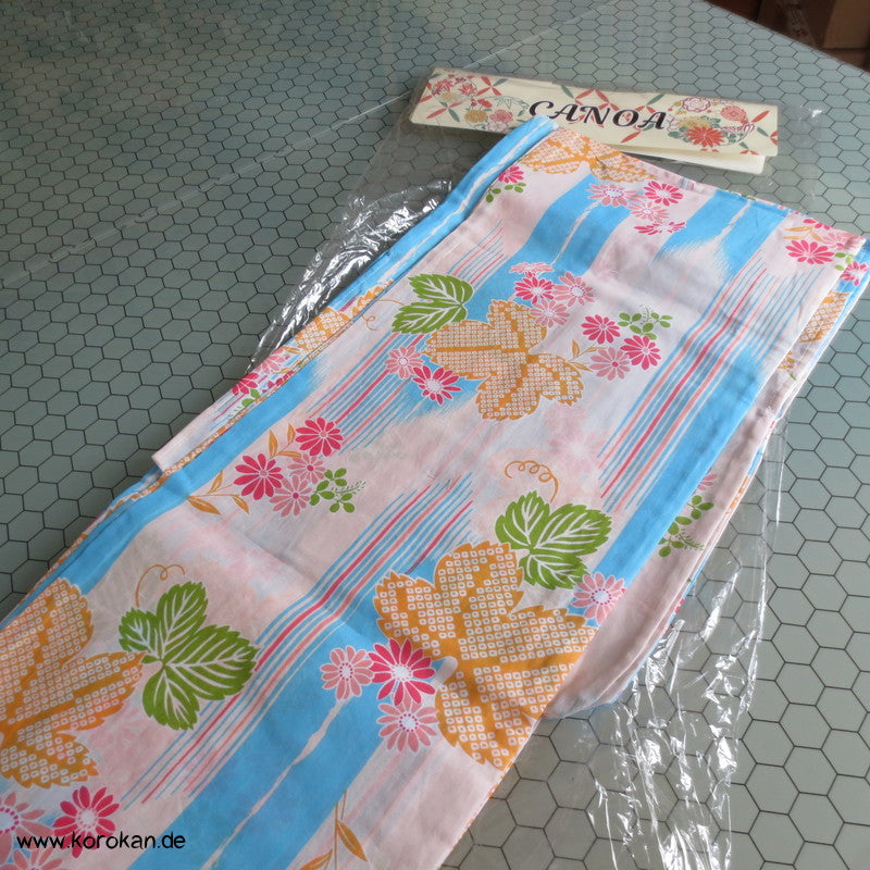 Canoa Yukata Sommer Kimono, reine Baumwolle, neu und originalverpackt