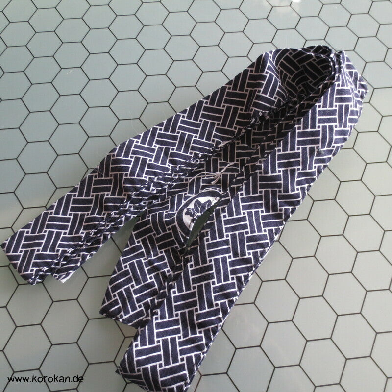 Higaki Flechtmuster Nemaki - Kinder / Jungen Kimono zum Schlafen, Baumwolle