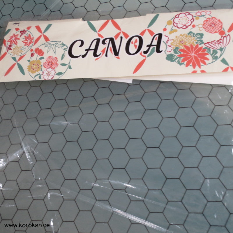 Canoa Yukata Sommer Kimono, reine Baumwolle, neu und originalverpackt