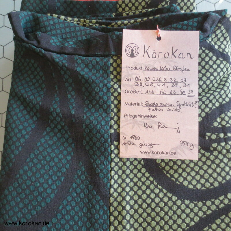 Crazy Chrysanthemen Komon Seiden Kimono, in Jacquardwebung