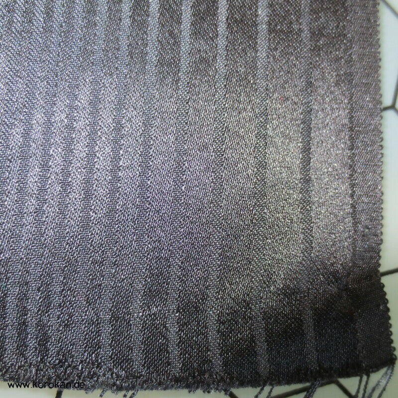 Panel Muster Stoff für Kimono - schwarz mit Gold und Stickerei