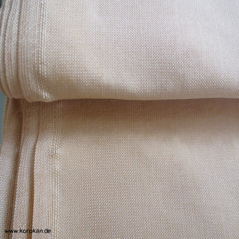 beige natur uni Kimono Honan Futterseide, originalgeheftet