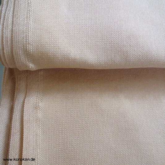 beige natur uni Kimono Honan Futterseide, originalgeheftet