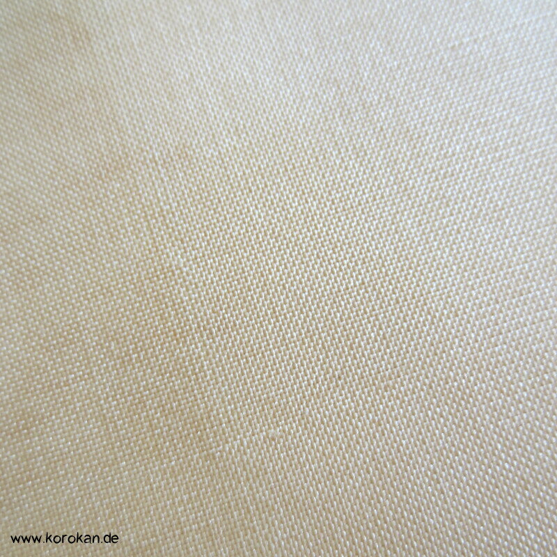 beige natur uni Kimono Honan Futterseide, originalgeheftet