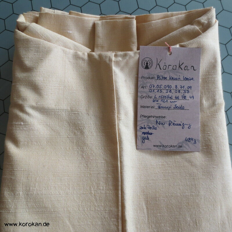 Kreise Kasuri Tsumugi Hitoe ungefütterter Japan Kimono