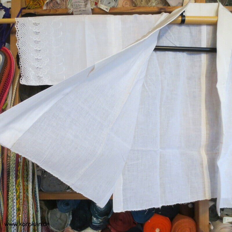 Hadajuban Kimono Unterhemd mit Spitzenärmeln und Han Eri