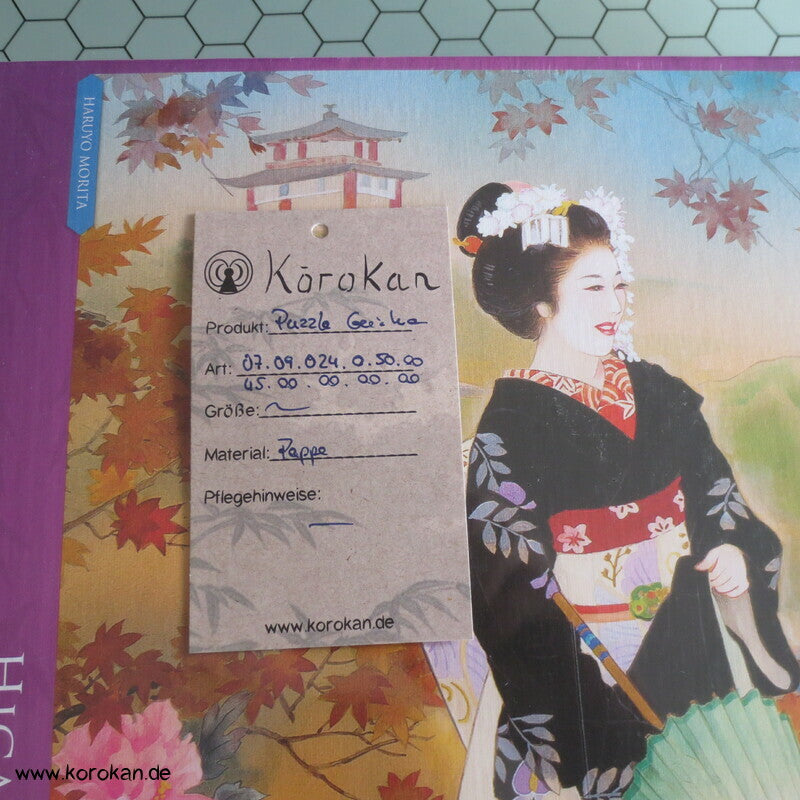 Geisha Puzzle 1000 Teile