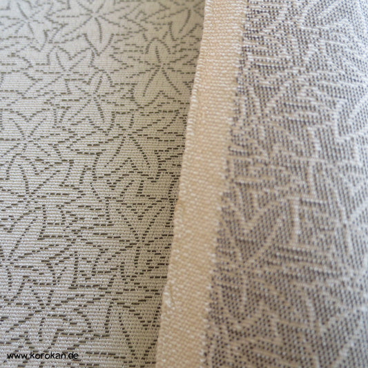 Ahornblättern Jacquard Kimono Seide