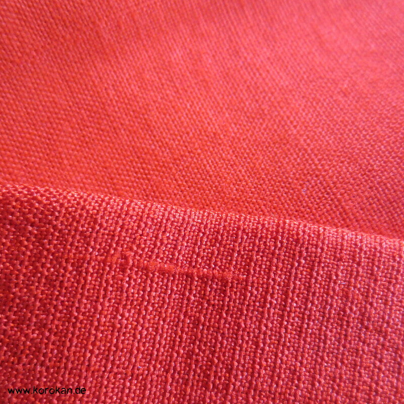 rote Wildseide, antiker Juban Unterkimono