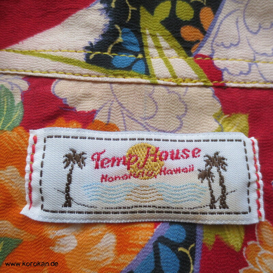 Hawaihemd Upcycling Kimono Seide