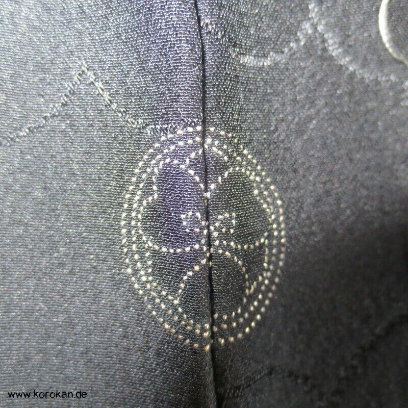 schwarze Seide, Damast gewebte Wolken Haori Kimono Jacke