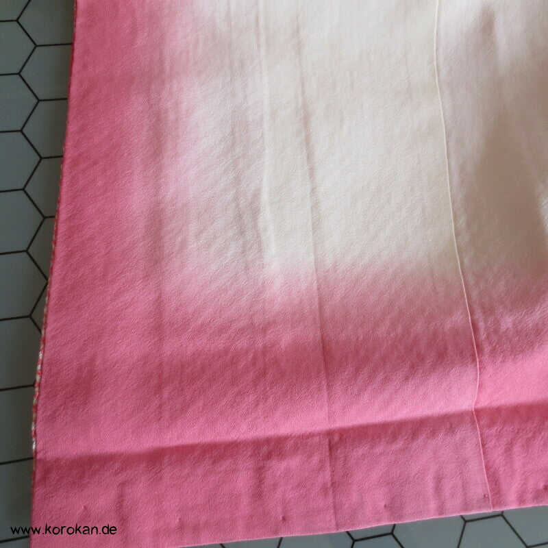 rosa Full Shibori Chrysanthemen Furisode