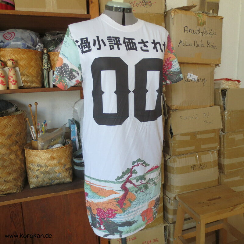 Longshirt Kanji "unterschätzt" und Samurai Druck