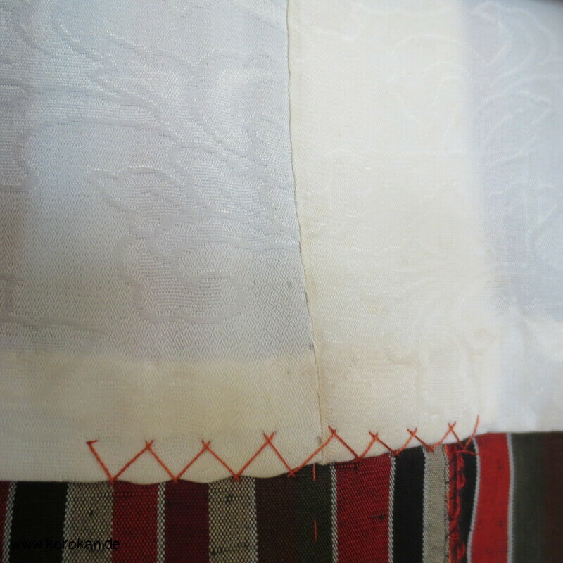 feine Streifen kurze Dochugi, japanische Kimono Alltags-/ Arbeitsjacke