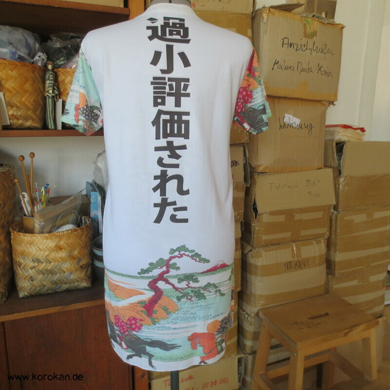 Longshirt Kanji "unterschätzt" und Samurai Druck