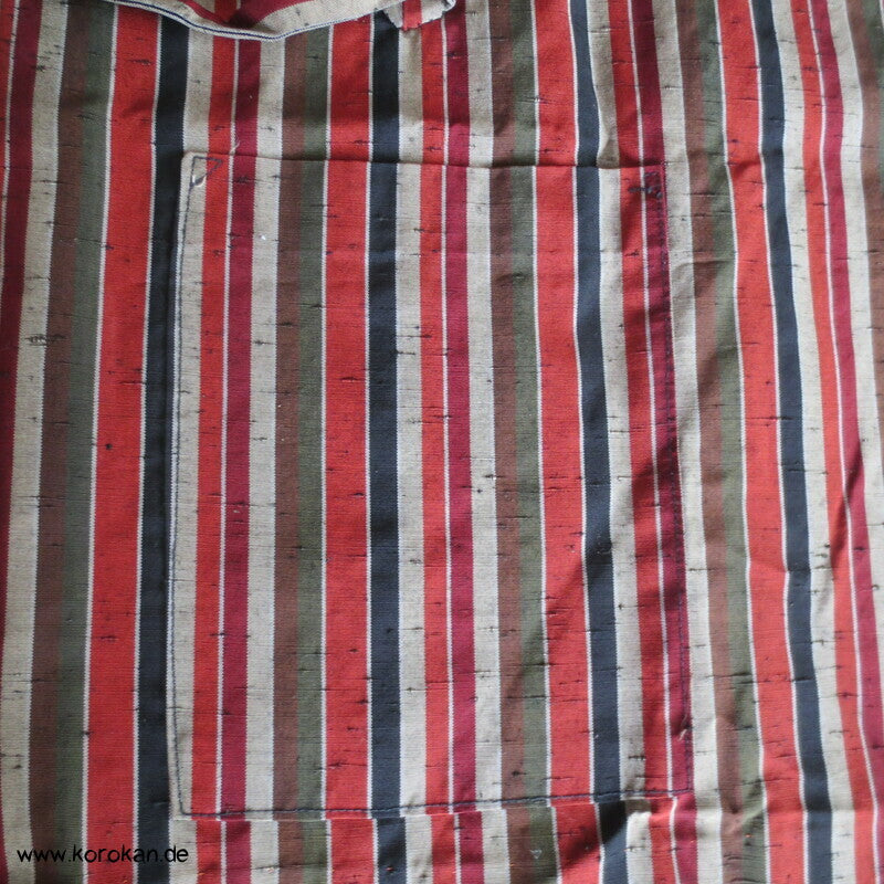 feine Streifen kurze Dochugi, japanische Kimono Alltags-/ Arbeitsjacke