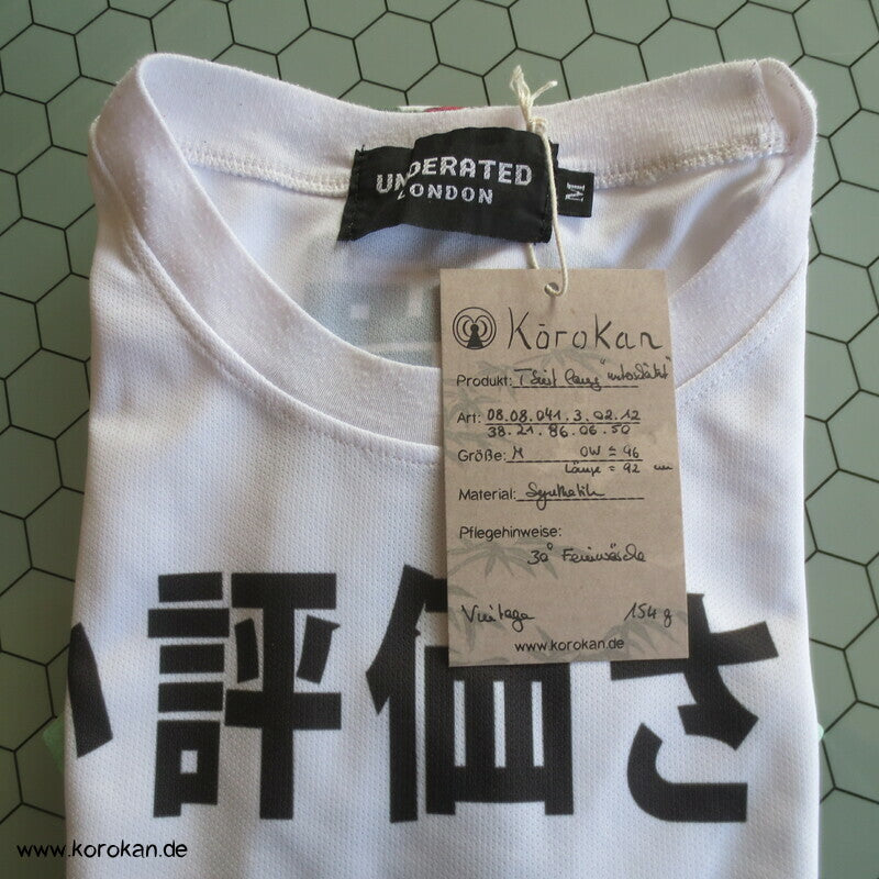 Longshirt Kanji "unterschätzt" und Samurai Druck