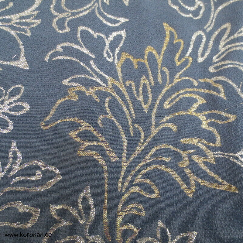 festlicher chinesischer Seiden Brokat 1950'er Komon Kimono