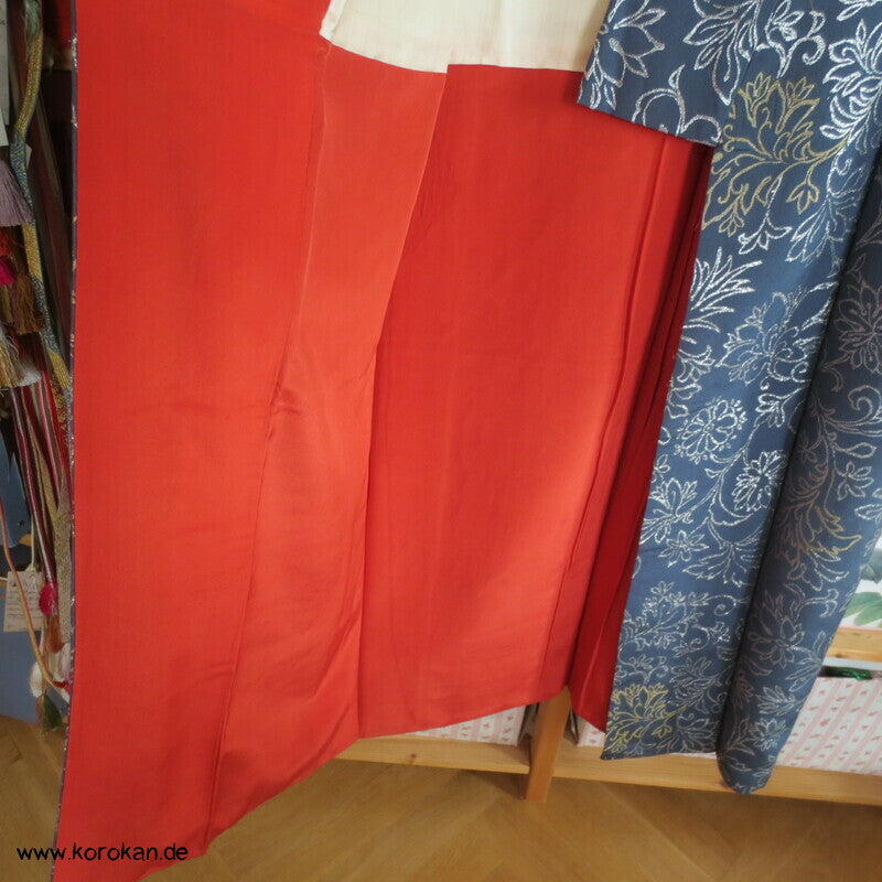 festlicher chinesischer Seiden Brokat 1950'er Komon Kimono