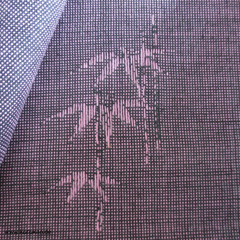 Bambus Wolle / Cupro Kimono Jacquard