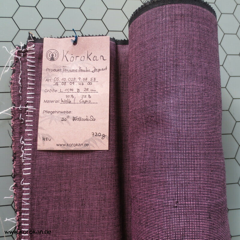 Bambus Wolle / Cupro Kimono Jacquard