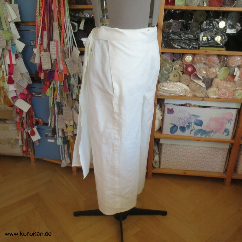 Hakama artige Hose, Handtuchrollen Baumwoll Gerstenkorn Stoff