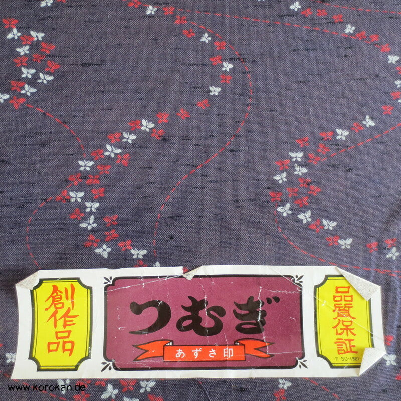 Schmetterling Wellen Kimono Wollstoff