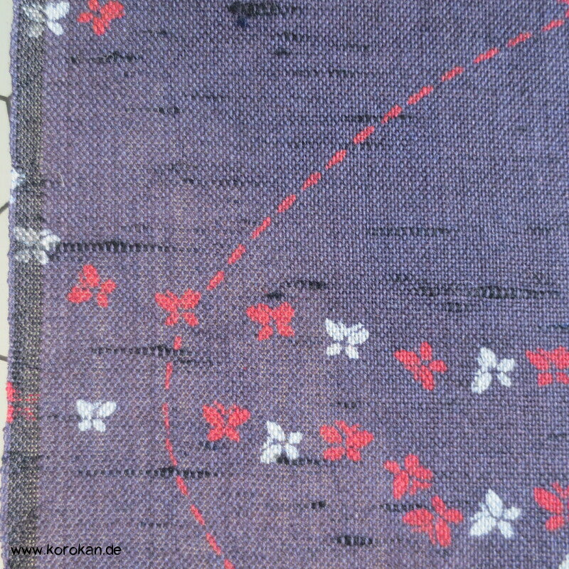 Schmetterling Wellen Kimono Wollstoff