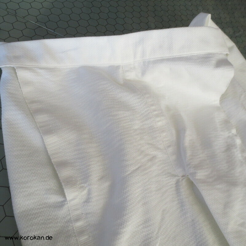 Hakama artige Hose, Handtuchrollen Baumwoll Gerstenkorn Stoff