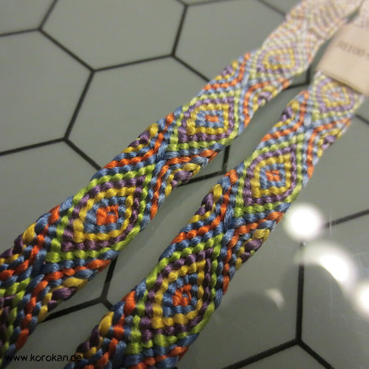 Haori Himo - regenbogenbunt - Seide