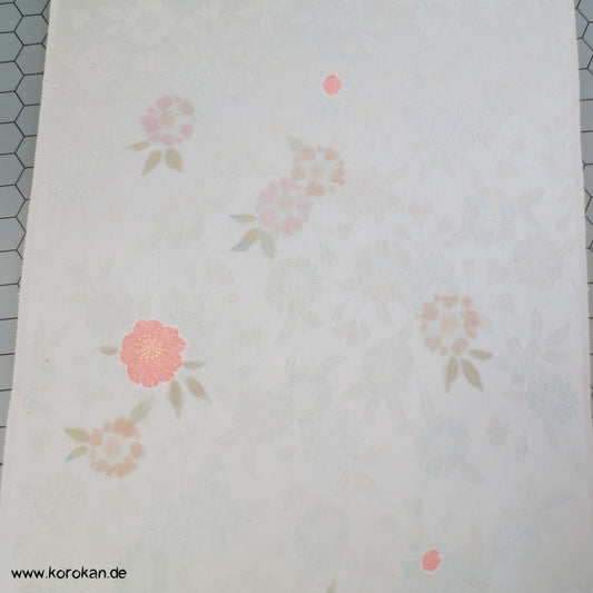 Shibori Blumen Kimono Seidendamast