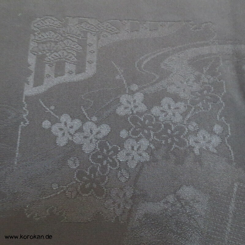 gewebte Shikishi schwarze Haori