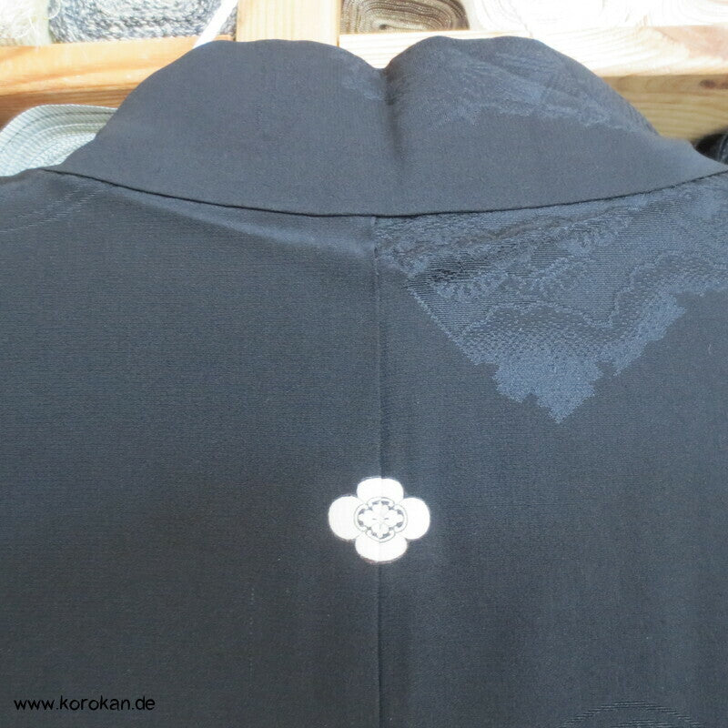 gewebte Shikishi schwarze Haori