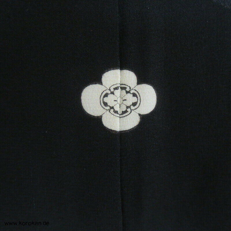 gewebte Shikishi schwarze Haori